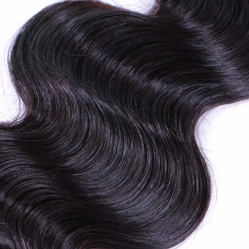 Ela's Essentials Unprocessed Raw Virgin Hair Body Wave Natural Color 12-30 Inches