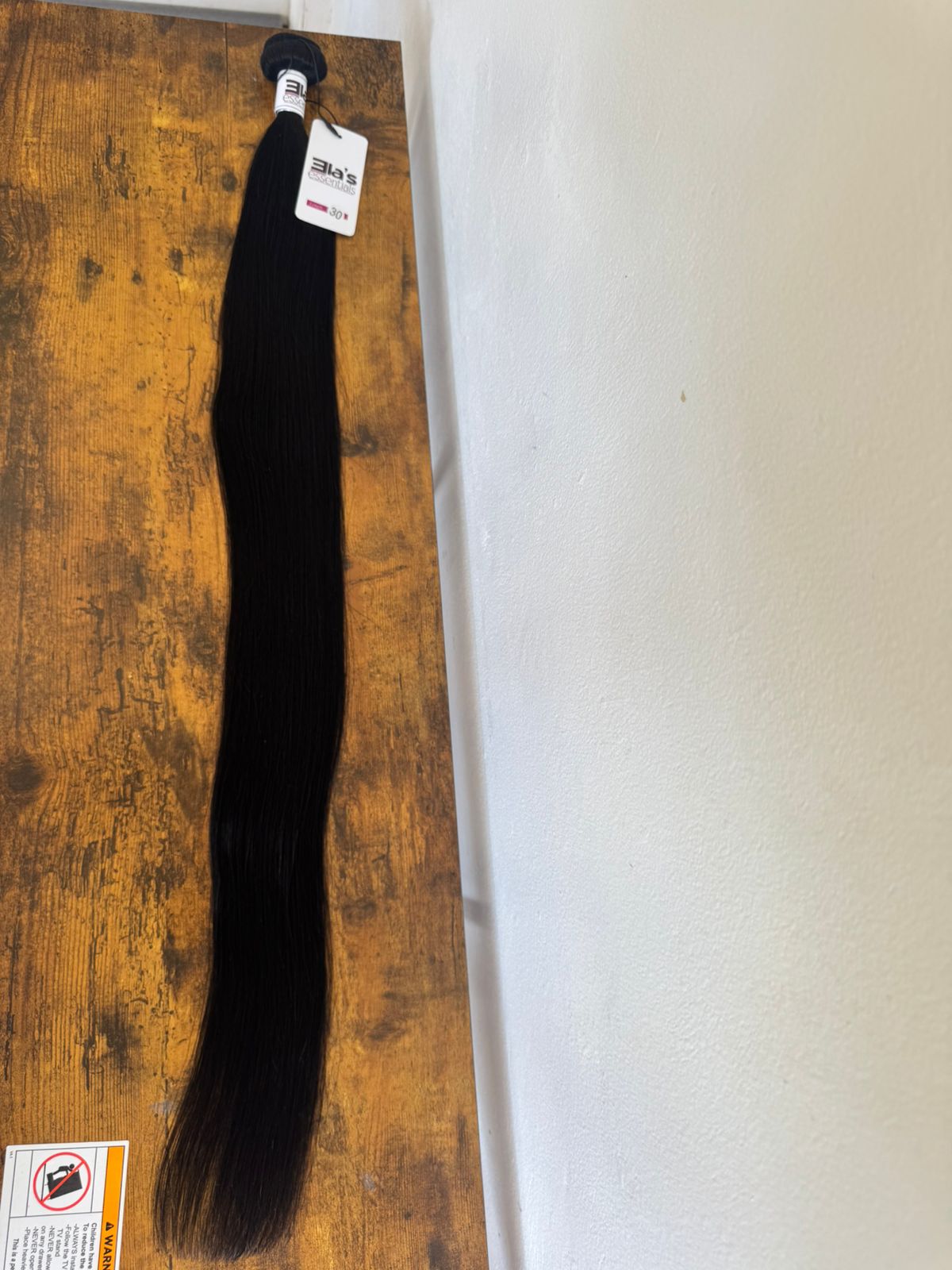 Ela's Essentials 100% Unprocessed Raw Hair Straight Bundles Extensions 8-30 inches