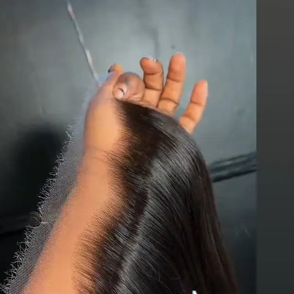 HD Frontal & Closure Invisible Lace 13x6 13x4 4x4 4x6 5x5 6x6 7x7 Raw Human Hair Body Wave/Straight
