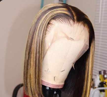 Ela's Essentials 13x4 Highlight Straight Bob Wig